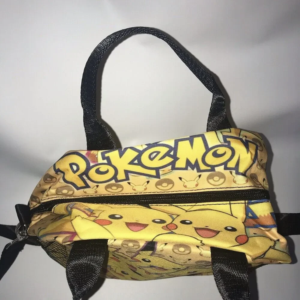 Pokemon Lunch Bag Pikachu Furren Anime Insulated Lunch‎ Box Leakproof Cooler